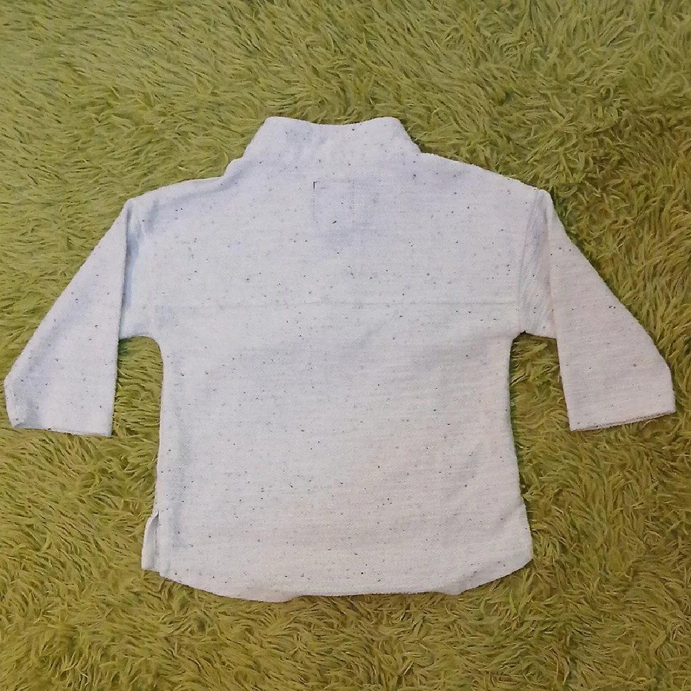 Art Class White Button Down Pullover‎ Size 2T